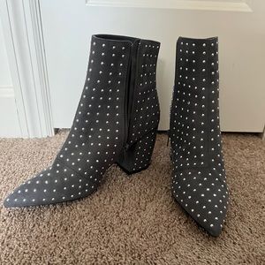 New studded booties
